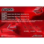 SWorkz Titan Coated 2,0mm HEX Power Tool Wrench Tip SW-621004