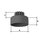 Robitronic 14T Clutch Bell vented / small