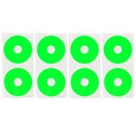 DE Racing Wheel sticker disk for 1/10 buggy / Fluorescent Green (8pcs.)