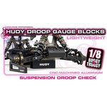 Hudy CHASSIS DROOP GAUGE SUPPORT BLOCKS 30MM FOR 1/8 OFF-ROAD - LW (2)