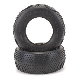 Schumacher U6767 Short Course Tyre - Mini Pin - Yellow (pr)