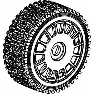 MCD Racing Tyre 160 mm Dirt-Xross Rally BM Belted + Wheel 100240X