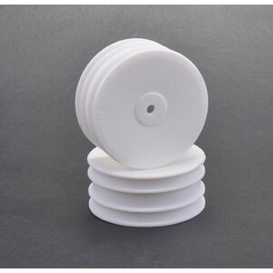 Schumacher U4496 Wheel; Hex Front - White - 4wd - pr