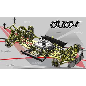 MCD Racing 00621001 Duox Rolling Chassis Including Diff, Airbox