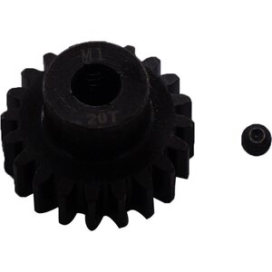 ValueRC Mod 0.8 Pinion Gear 21T - Black for 5mm shaft M4 set screw 32dp