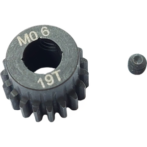 ValueRC HSS M0.6 Motor Pinion Gear for 5mm shaft M4 Screw Hole with set screw 17T-27T
