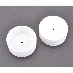 Schumacher U4368 Wheel; Hex Front - White - 2wd - pr