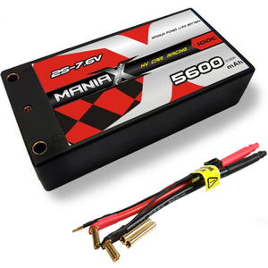 ManiaX 2S-7.6V Shorty 5600mAh 100C HV