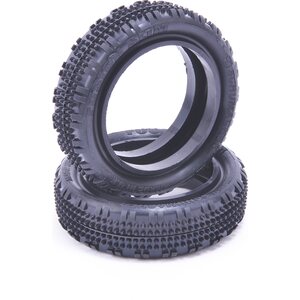 Schumacher U6901 FUSION SLIM - 1/10 2WD TYRES - FRONT - YELLOW - PR