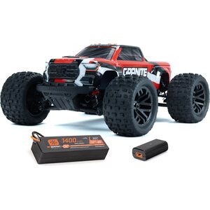 ARRMA RC 1/18 GRANITE GROM MEGA 380 harjallinen 4X4 Monster Truck RTR akulla ja laturilla