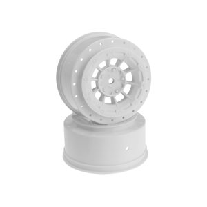 JConcepts HAZARD - SC5M/SC6.1/ProSC10 Wheel. White, Yellow, Black
