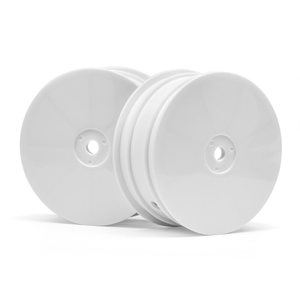 HB Racing 1/10 BUGGY FRONT WHEEL (WHITE/2PCS)