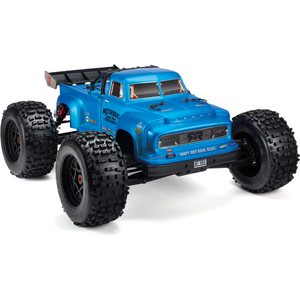 ARRMA RC Notorious 6S Blx Painted Decaled Trimmed Body (Blue/Black - Real Steel) Ar406152, Ar406147