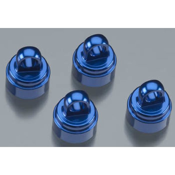Traxxas 3767A Shock Caps Blue Aluminium (4) Ultra-Shocks