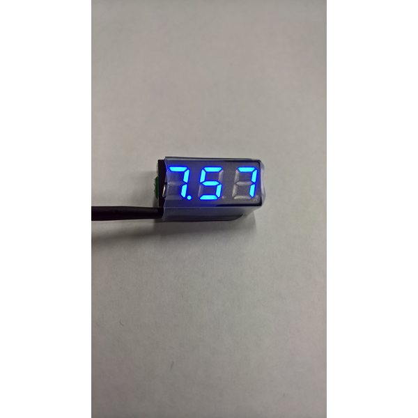 Voltage meter 0,1-32V Blue