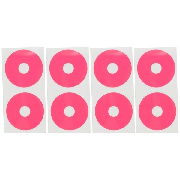 DE Racing Wheel sticker disk for 1/10 buggy / Hot Pink (8pcs.)