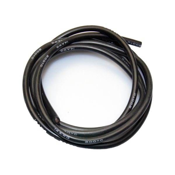 H-SPEED 14 AWG Silicon Wire Black 1m