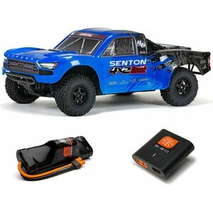 ARRMA RC 1/10 SENTON 4X2 BOOST MEGA 550 Brushed Short Course Truck RTR With a NiMh-battery and a Charger